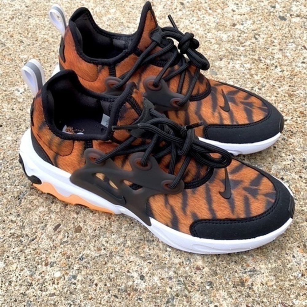 🆕⭐️ NiKE ⭐️➡️ PRESTO React 🔥 Animal Print | Athletic Sneakers Sz 5Y = 6.5W Nwt
